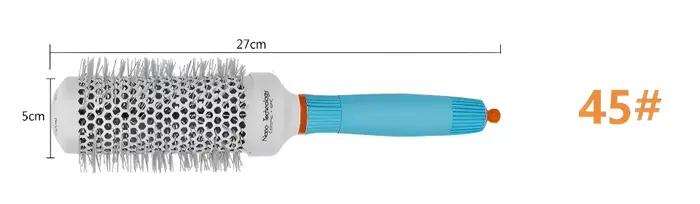 Brosse à cheveux professionnelle pour salon, brosse ronde pour cheveux bouclés, peigne pour cheveux 