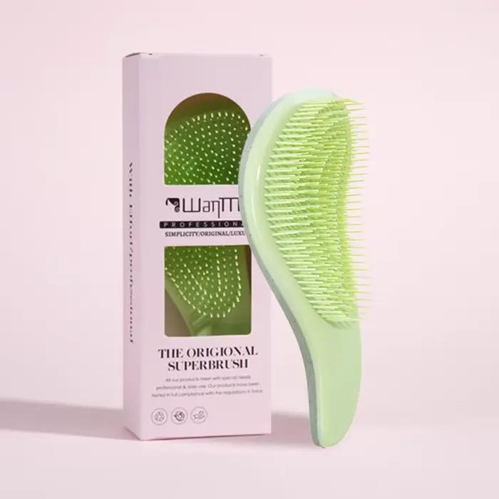 Peigne à cheveux magique démêlant en boîte, peigne de coiffure antistatique pour filles, peigne de M