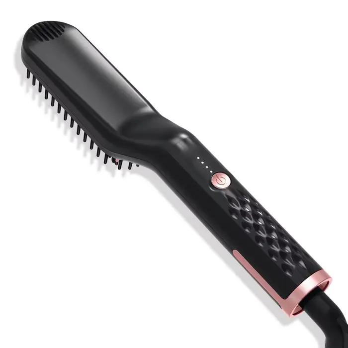 Brosse à Lisser Électrique pour Homme et Femme, Lisseur de Barbe, Peigne Chauffant Intelligent, Fer 