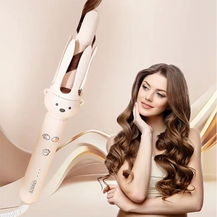 【US】Un boucleur automatique pour cheveux qui n'endommage pas la qualité des cheveux, il a une forme 