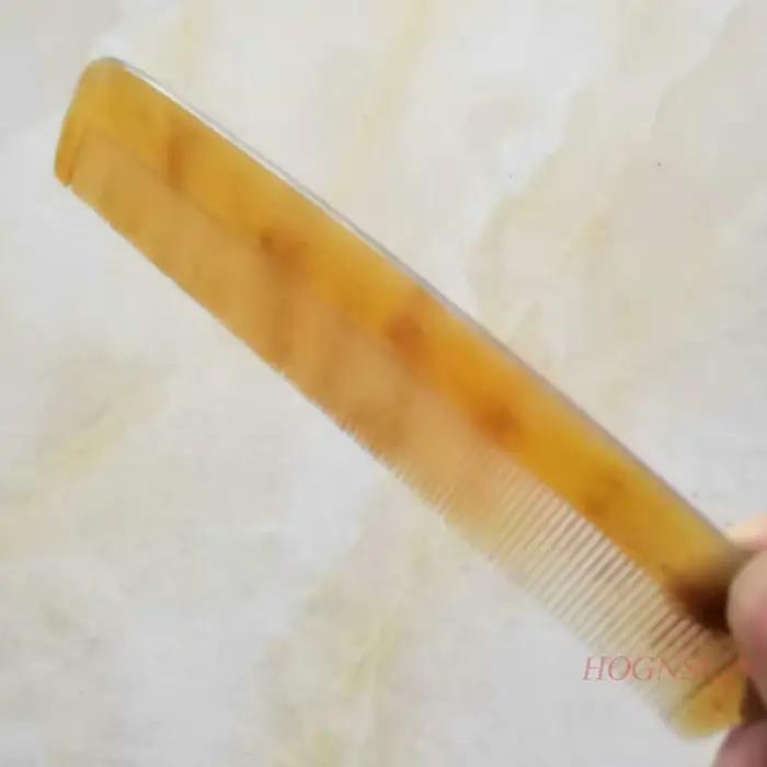 Peignes de coiffure peigne antipelliculaire corne naturelle peigne de cheveux pas de brosse à dents 
