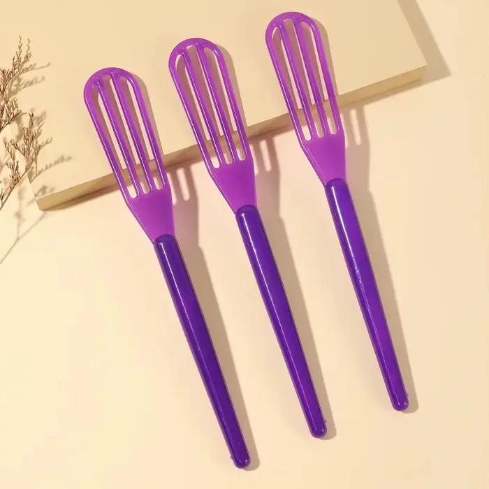 Ensemble d'outils de coiffure manuels en plastique pour coiffeur, mélange de embaupour cheveux, coul