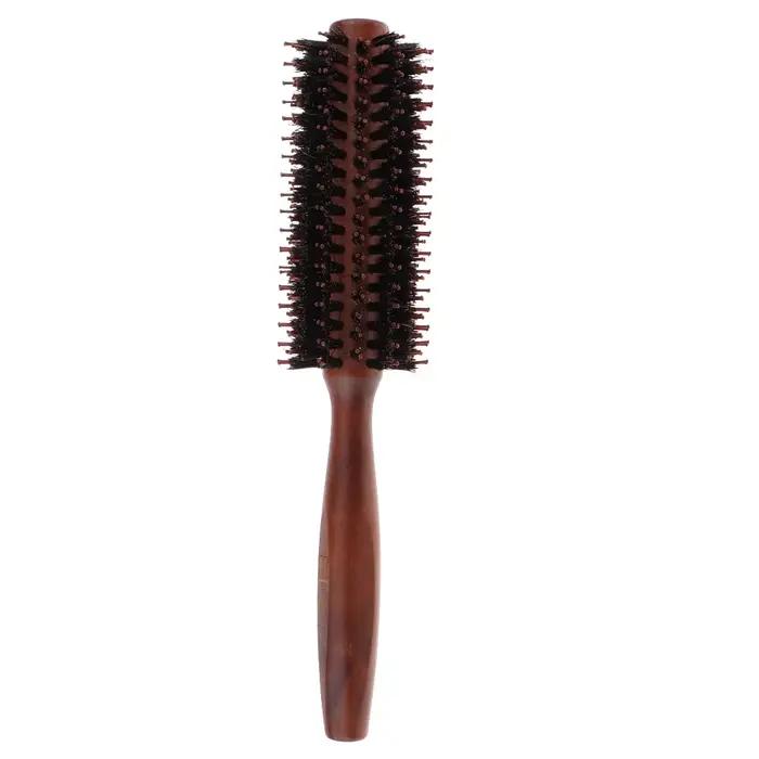Brosse à cheveux ronde pour hommes, femmes et enfants, séchage par soufflage, support sec, optique, 