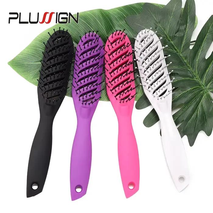 Brosse à cheveux bouclés, peigne de Massage pour Salon de coiffure, brosse de séchage démêlante, bro