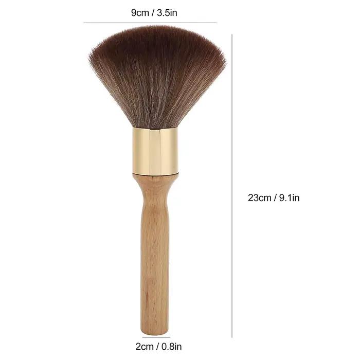 Brosse douce de barbier pour la coupe de Salon, outil de coiffure professionnel, plumeau pour le cou