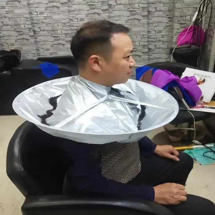 Pare-soleil de coiffure DIY, cape de protection pour la coiffure et le rasage, tablier de coiffure, 