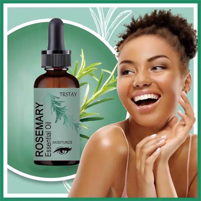 Huile essentielle de romarin - Huile de romarin pure pour la peau des cheveux et les ongles Huile es