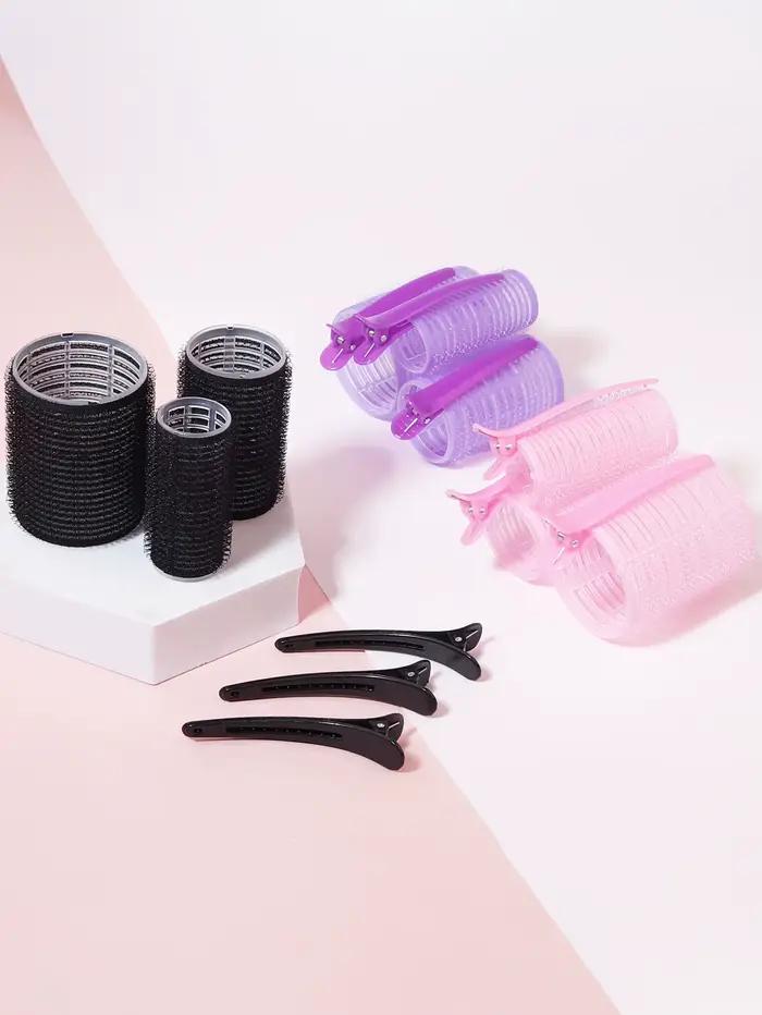 6 pièces/ensemble de tubes moelleux de cheveux bouclés non chauffés DYI tubes de cheveux bouclés pou