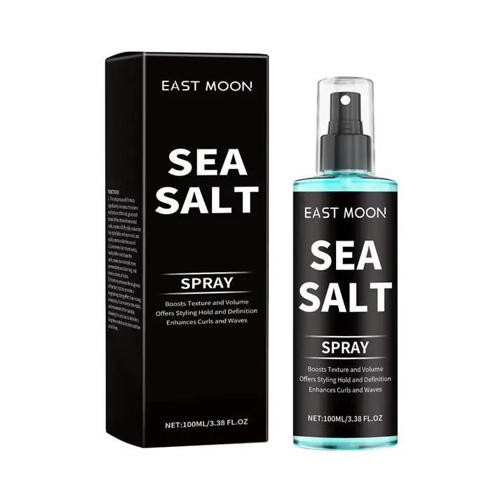 Spray Bouclant au Sel Marin 100ml pour Cheveux, Extrait Naturel de Varech et d'Algues Rouges, Textur