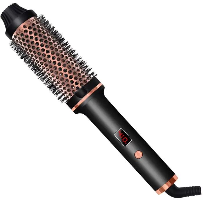 Brosse thermique 1.5 pouces, brosse à friser chauffante, fer à friser en céramique, brosse volumisan