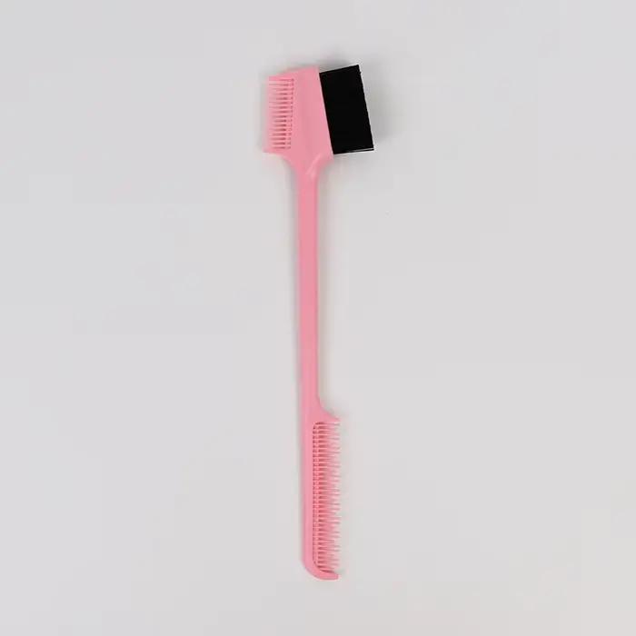 1 brosse à cheveux antistatique en plastique, contrôle à trois côtés, brosse de teinture pour cheveu