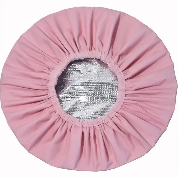 Bouchon de cuisson d'huile capillaire, chapeau en feuille d'étain auto-chauffant, masque capillaire 