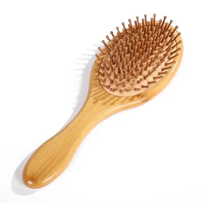 Nouveau Sdottor brosse à cheveux en bois de bambou peigne de Massage à Air peignes antistatiques pou