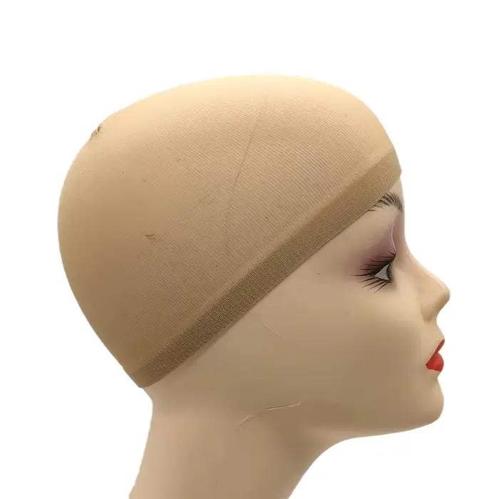 Filet de perruque pour tissage de cheveux, 2 pièces, noir/marron/peau/Beige, bonnet de perruque en m
