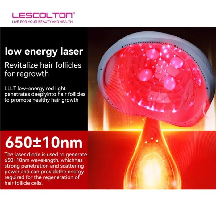 Bonnet de croissance des cheveux Anti-perte de cheveux croissance des cheveux casque Laser chapeau r