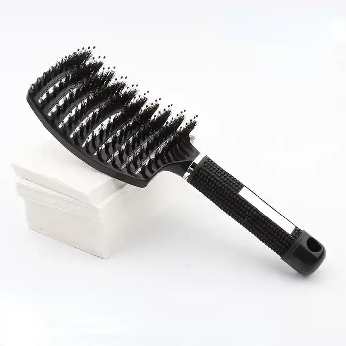 Brosse à cheveux en Nylon pour femmes, brosse à cheveux humide et bouclée démêlante, peigne de Massa