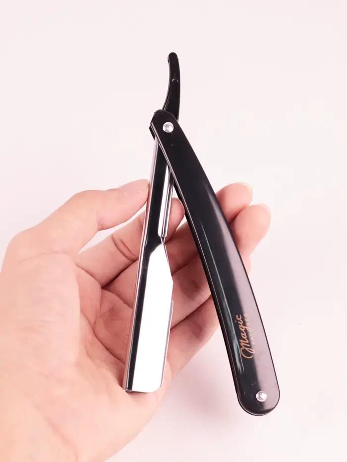 Ensemble de peignes de rasoir, rasoir pliable, peigne de coupe de cheveux double face, peigne sparse