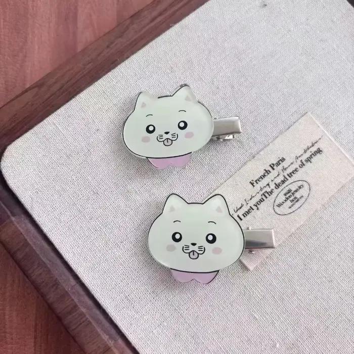 Pince à cheveux unisexe Kawaii petit chat, couvre-chef Cosplay Anime l'été Hikaru Died Style épingle