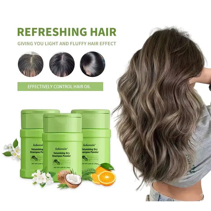 Shampooing sec en poudre travaillait fiant à la racine, pour cheveux, sans aérosol, pas de moulage b