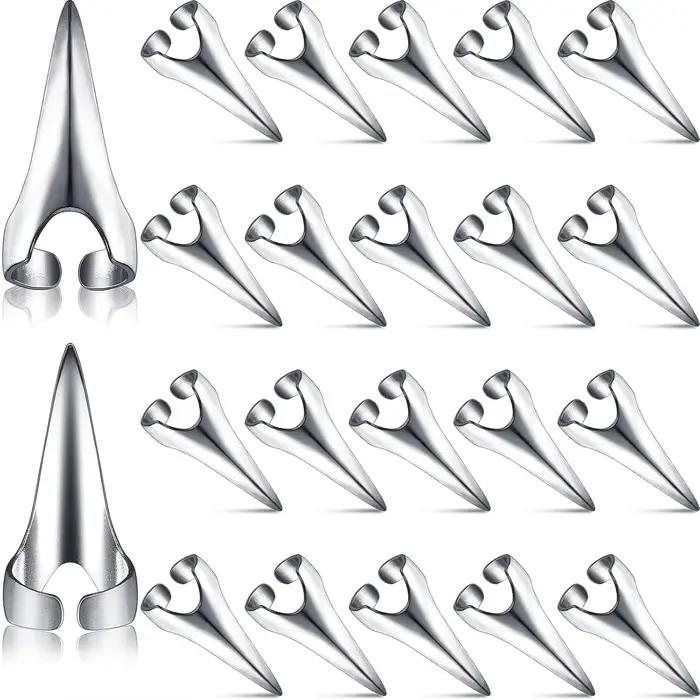 Outil de séparation et de sélection de cheveux réglable, outils de tressage de points en acier inoxy