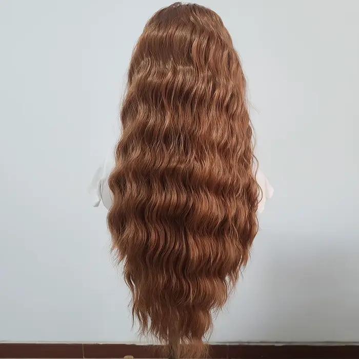 AIMEYA synthétique dentelle avant perruques pour femmes délié naturel cheveux synthétiques dentelle 