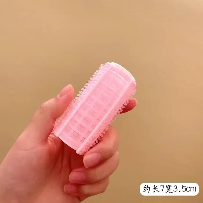 S/M/L rouleaux de cheveux paresseux bigoudis Air frange rouleaux de friser en plastique auto-adhésif