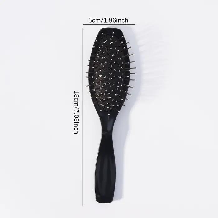 Brosse à perruque avec fil antistatique, peigne professionnel en acier inoxydable, spécial pour perr