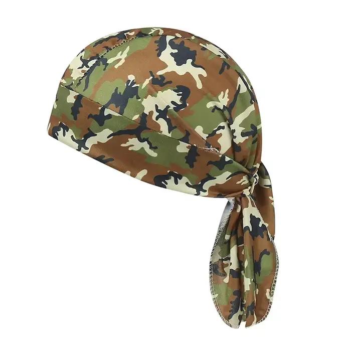 Bandeau de Camouflage Bandana mouchoir tête homme chapeau de Pirate capuche de cyclisme Protection s