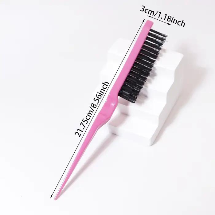 Brosse à queue de Rat 1/7 pièces, pour le peignage du dos, le volumisation des racines et le Massage