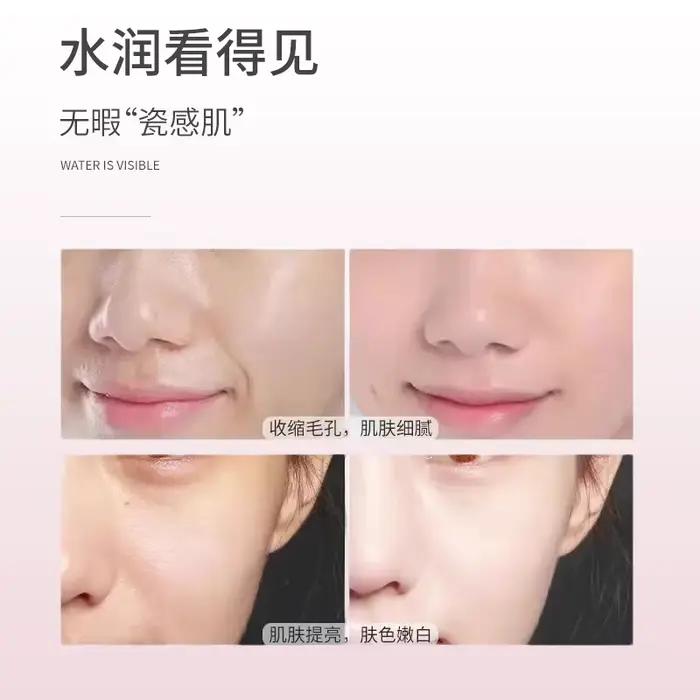 Essence réparatrice, raffermissante, éclaircissante et hydratante à l'acide hyaluronique NCT Pink 13
