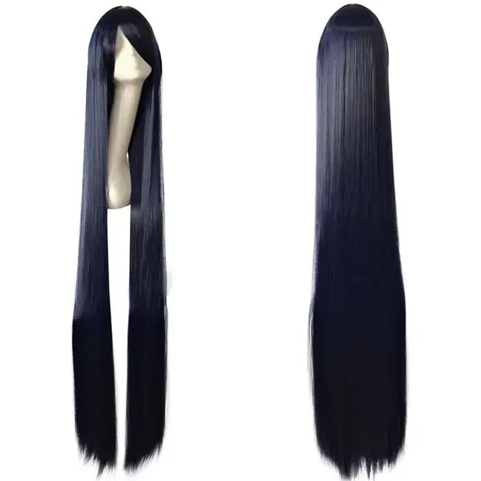 Perruque colorée longue de 100cm, perruques de fête pour Costume de Cosplay Anime, perruque synthéti