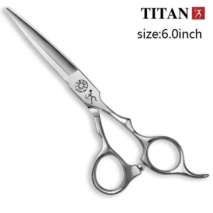 Titan professionnel barbier cheveux ciseaux salon coupe ciseaux coiffure ciseaux japon vg10 acier