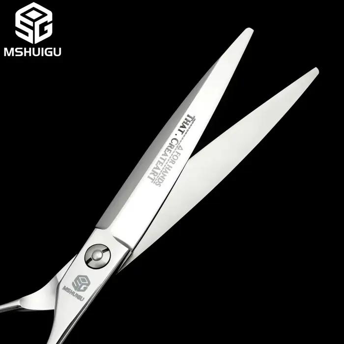 MSHUIGU ciseaux de coiffeur professionnels cisailles complètes multifonctions adaptées aux cheveux l