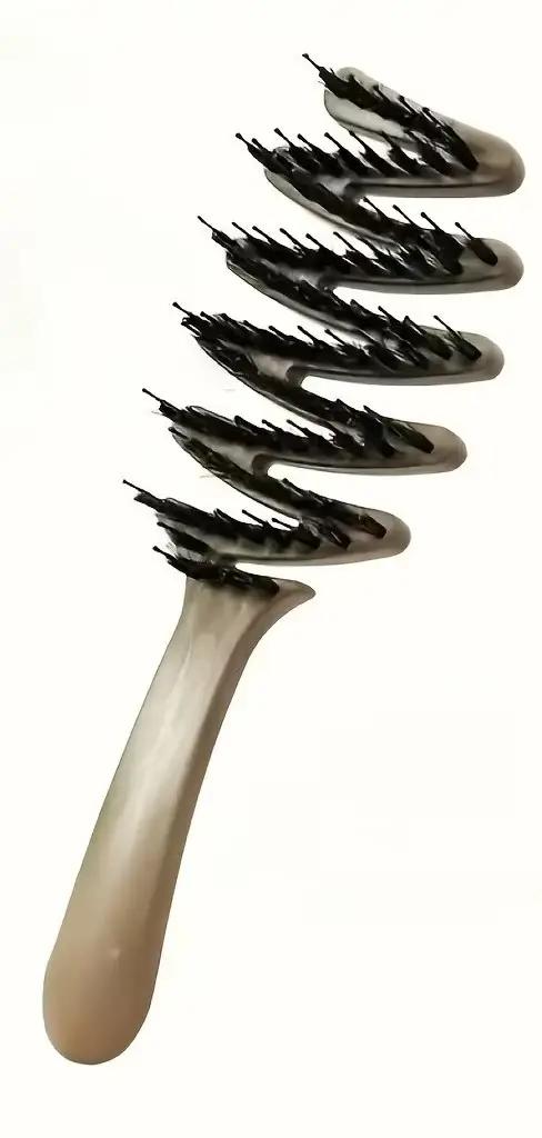 Un massage antistatique du cuir chevelu de haute qualité/brosse douce pour cheveux lisses et volumin