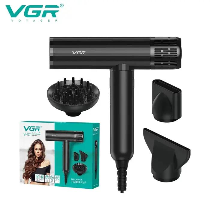 VGR Sèche-cheveux professionnel puissant Moteur sans balais amélioré 110 000 tr/min Souffleur Promot