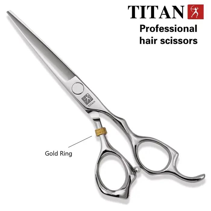 TITAN ciseaux à cheveux ciseaux de coiffeur ciseaux de coupe professionnels 7 pouces JP 440C acier i