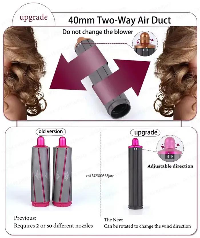 40MM Curling Styler accessoire pour Dyson Supersonic Nural HD16 sèche-cheveux automatique
