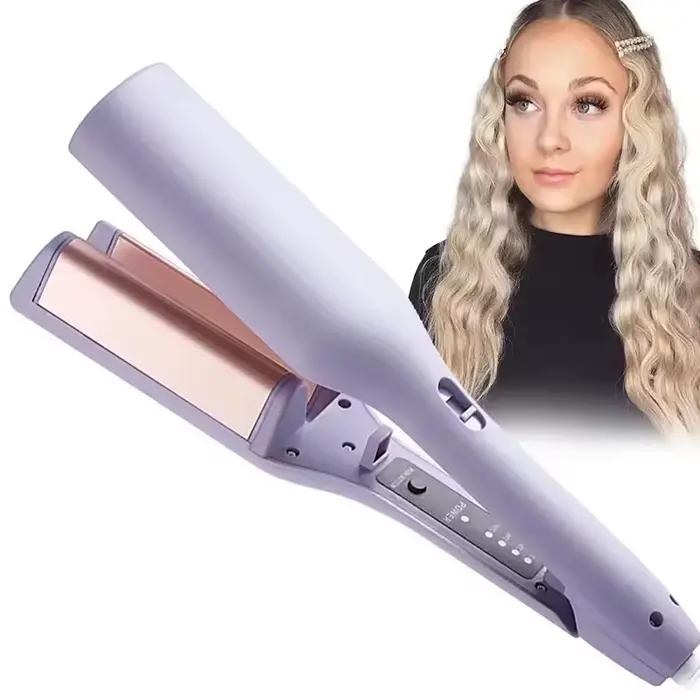 32mm français bigoudi vague professionnel oeuf rouleau cheveux fer à friser ondulé