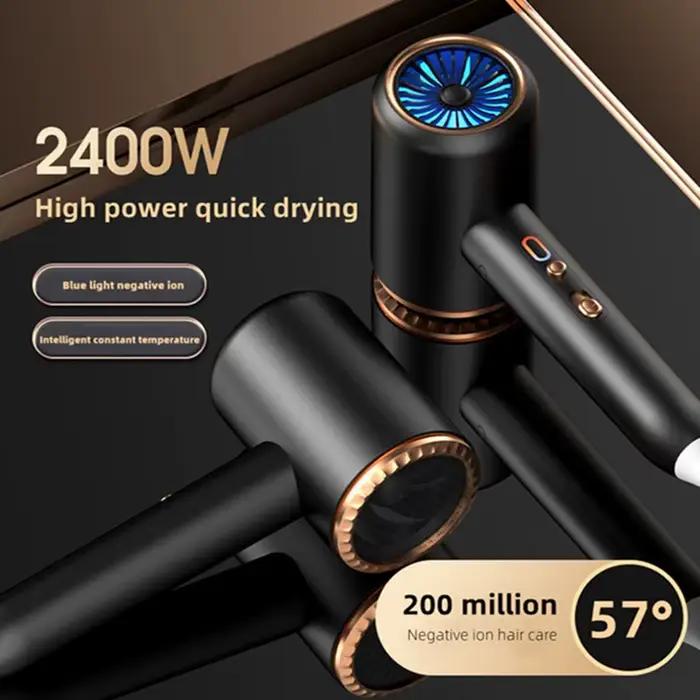 Sèche-cheveux haute vitesse professionnel/domestique 2400W