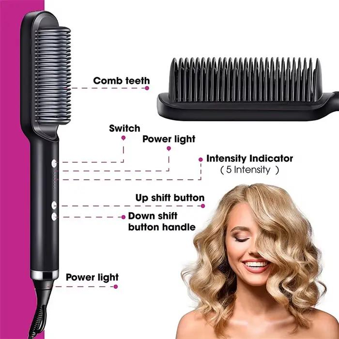 Mini brosse à lisser les cheveux