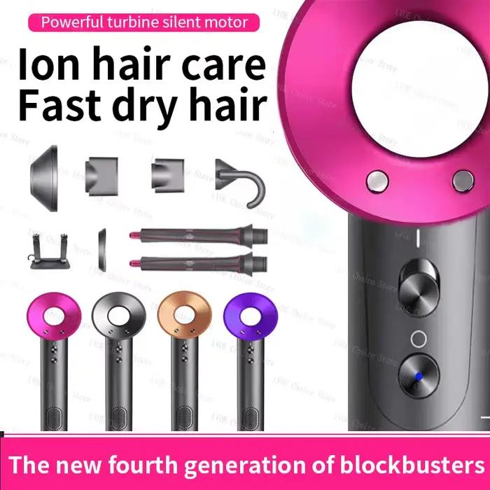 Sèche-cheveux professionnel haute vitesse 1600W