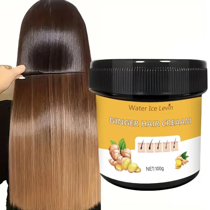 Crème capillaire parfumée au gingembre