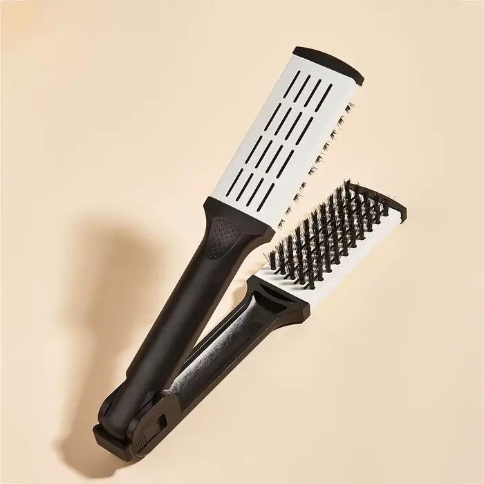Brosse double antistatique pour coiffure