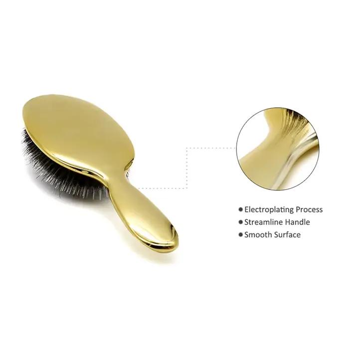 Brosse à cheveux de luxe en poils de sanglier