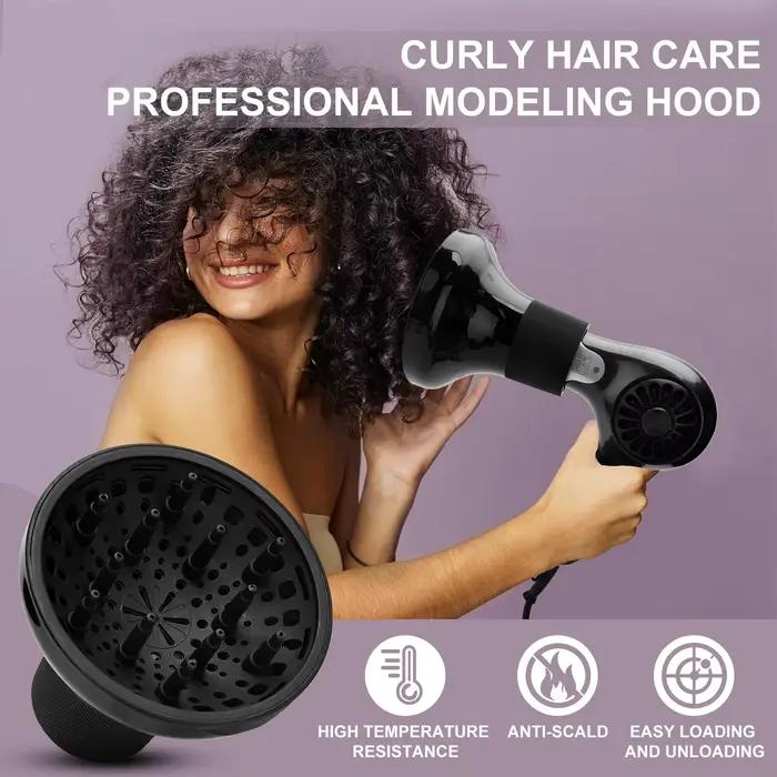 1pc accessoire de sèche-cheveux 3.5cm à 5cm pour cheveux ondulés outil de coiffure droite