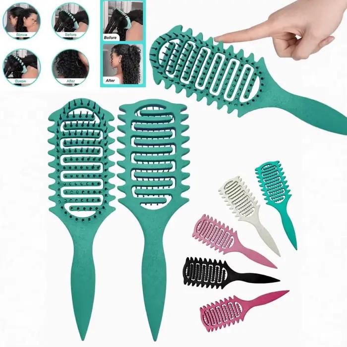 Peigne bouclé, brosse de coiffure