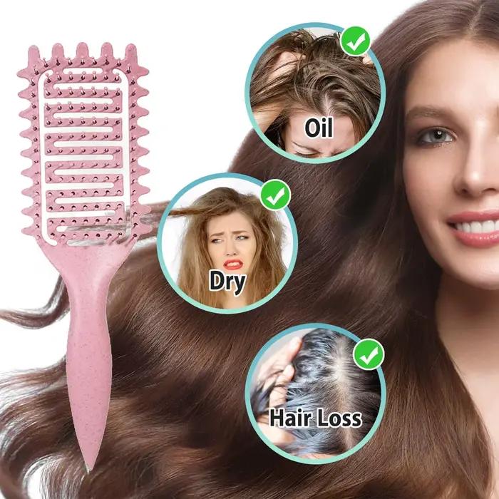 Brosse de coiffure 3 en 1 pour boucles