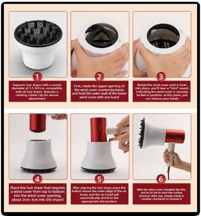 Diffuseur universel pour cheveux