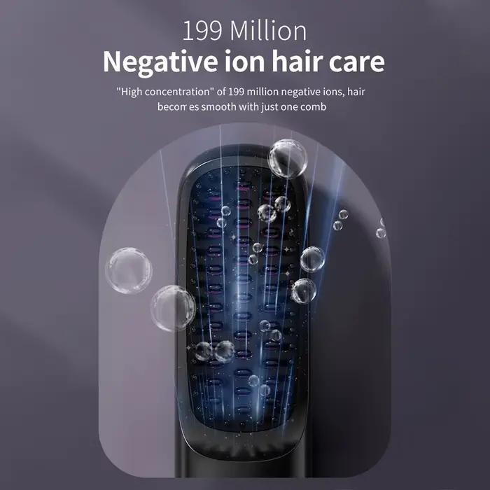 Brosse à lisser les cheveux sans fil