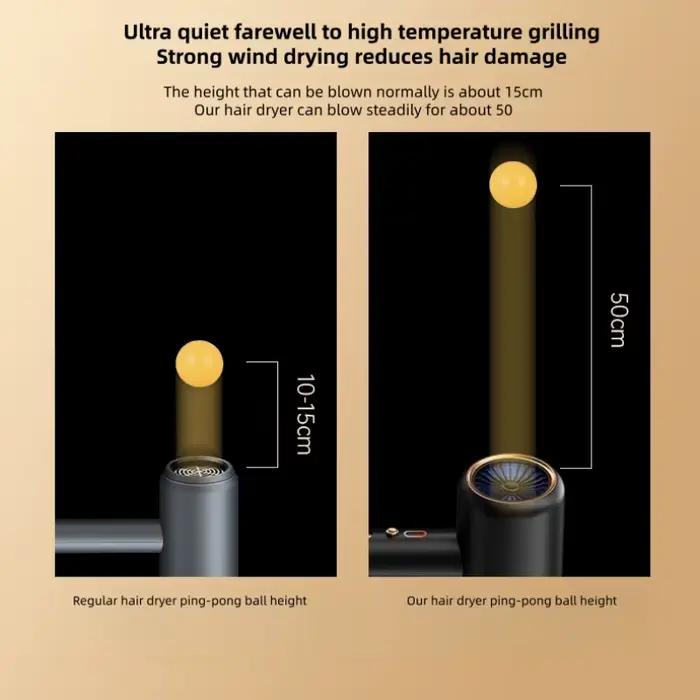 Sèche-cheveux haute vitesse professionnel/domestique 2400W
